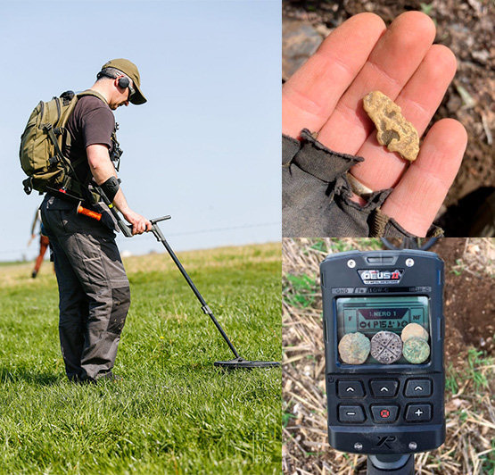 XP DEUS II detectando oro y tesoros